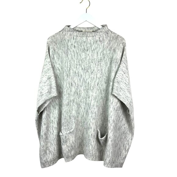 Retrod Sweaters - Retrod Sweater Womens XL Gray White Oversized Pullover Crewneck Casual